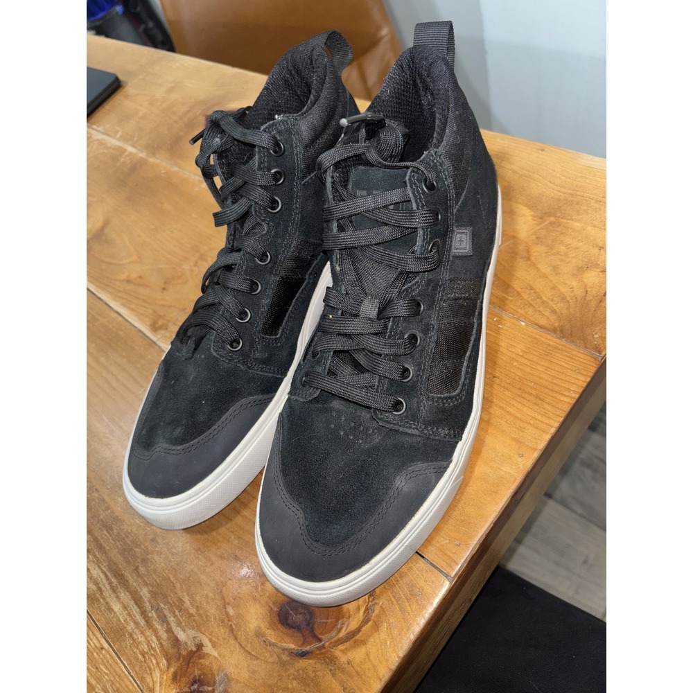 5.11 Tactical Norris Sneaker Men's US 12 Black Mid-Top Work Safety Shoes